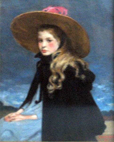Henri Evenepoel Henriette with the large hat Germany oil painting art